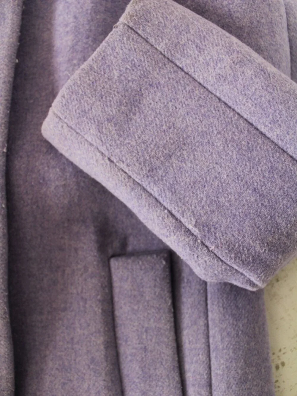 J. Crew Factory Cocoon Lavender Pea Coat Size 6 - GUC - Picture 9 of 11